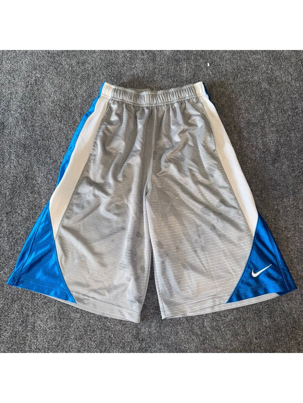 Nike Grail Baggy Dazzle Hoop Shorts Mens MD Vtg y2k 90s Rare